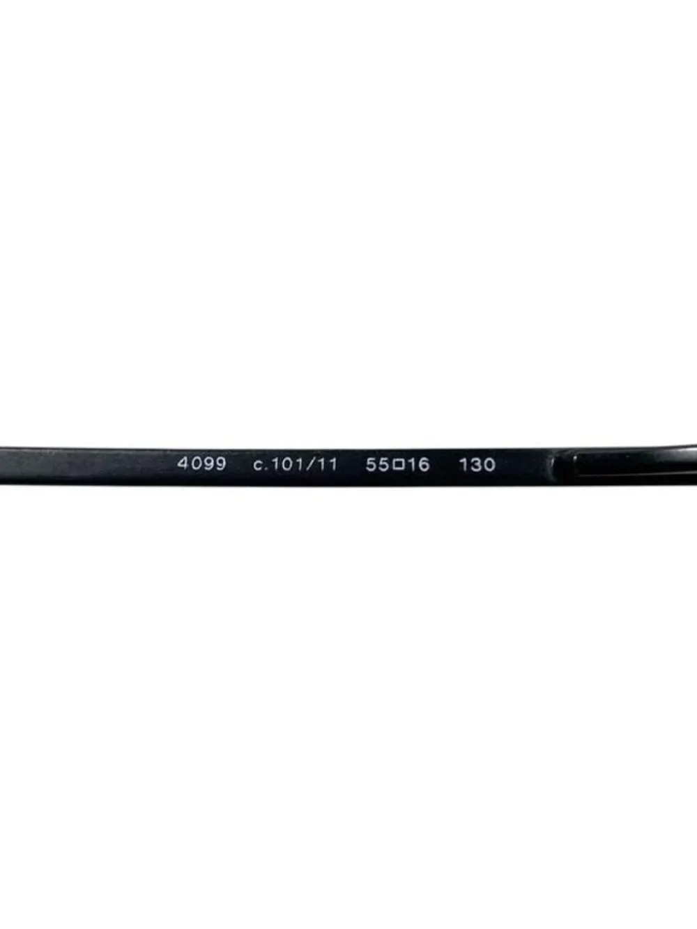 Chanel Sunglasses Black Gradient CC Logo Side Metal Acetate Eyewear Square Lens